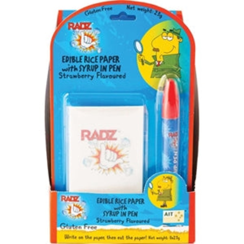 Radz Edible Paper & Pen 23g