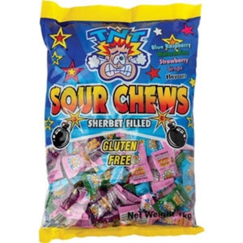 TNT Sherbet Fizz Chews 1kg