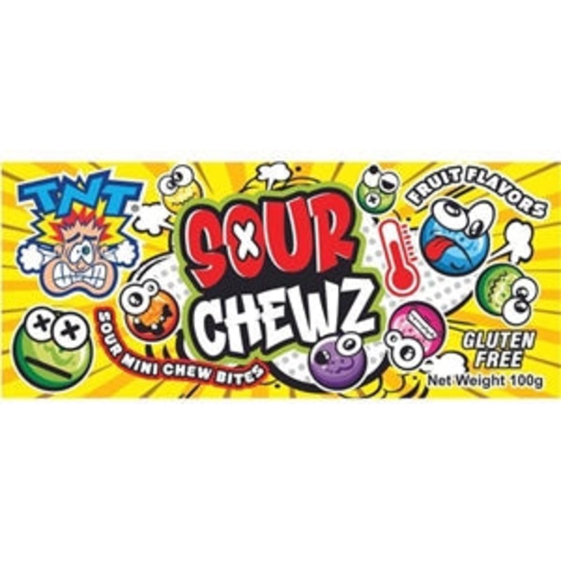 TNT Sour Chewz Box 100g