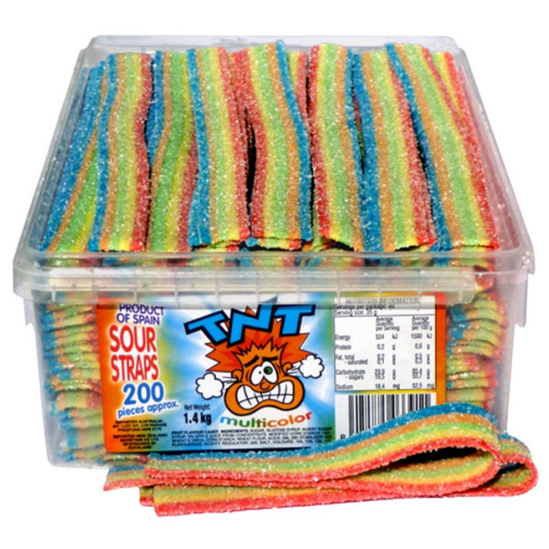TNT Sour Straps Multi 1.68kg
