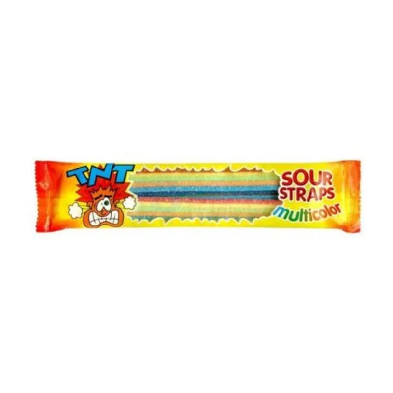 TNT Sour Straps Multicolour 57g