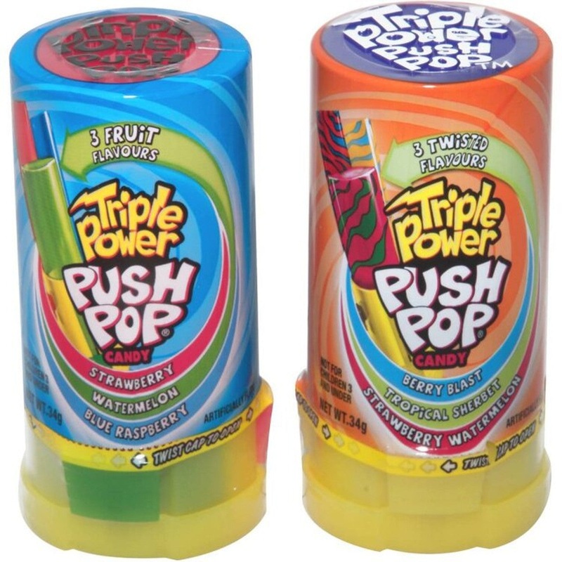 Triple Power Push Pop 34g