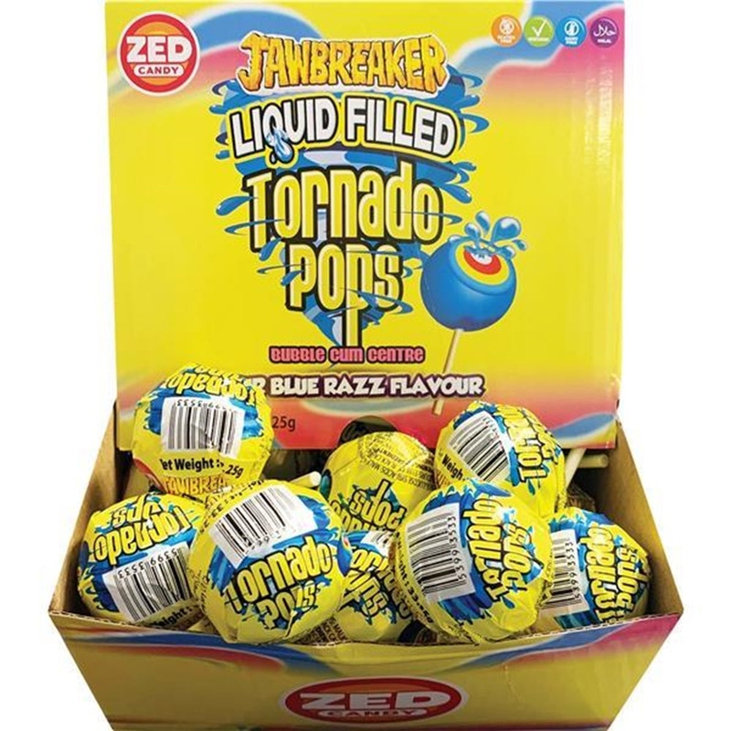 Zed Tornado Pops Blue Razz