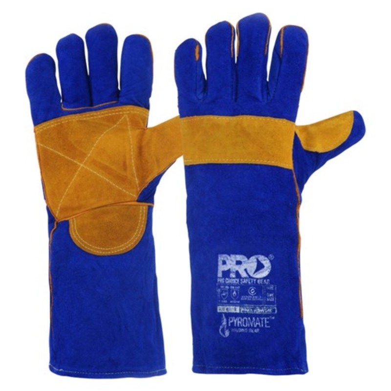 Pyromate Blue Heeler – Blue & Gold Kevlar Large