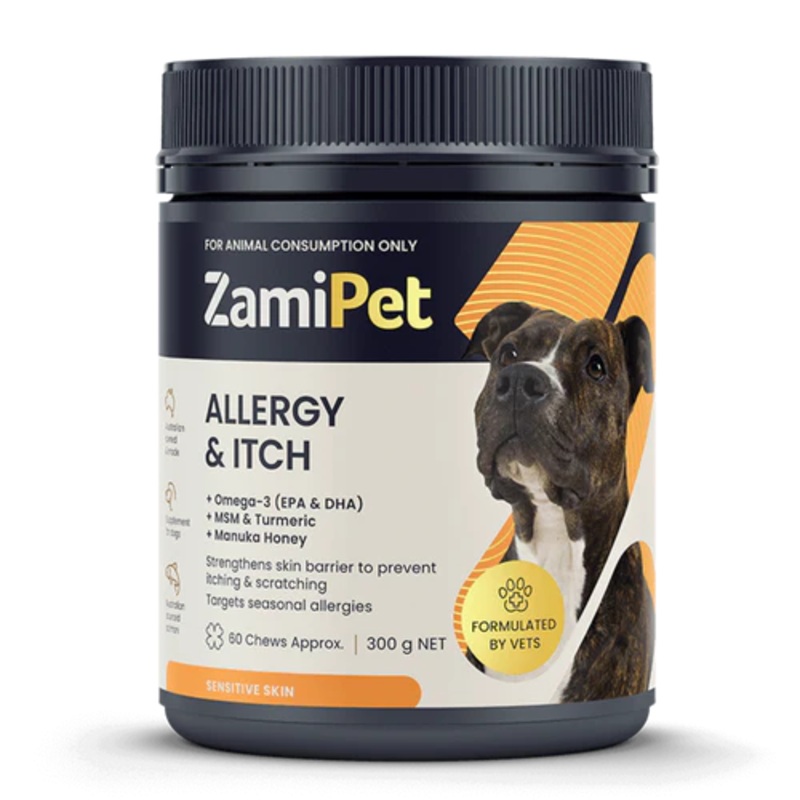 Zamipet Allergy & Itch for Dogs 300g 60 chews