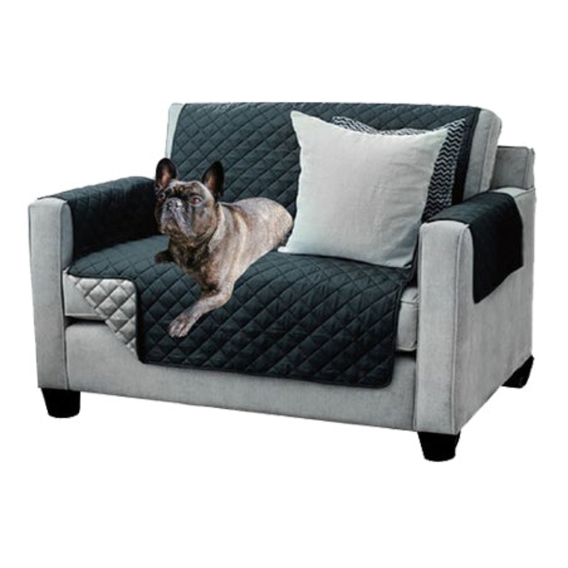Reversible lounge couch cover