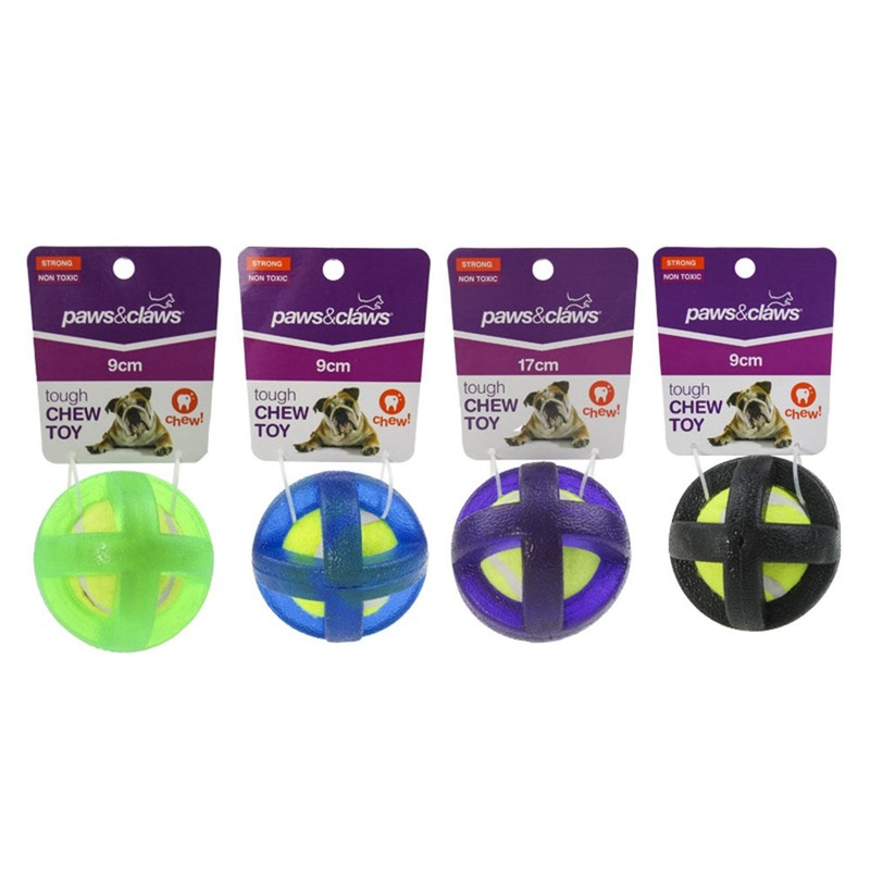 Tough Tpr Covered Tennis Ball Toy