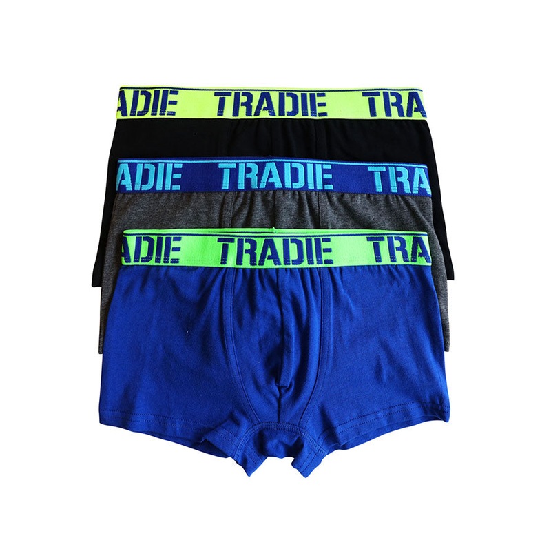 TRADIE Boys 3pk Fitted Trunk