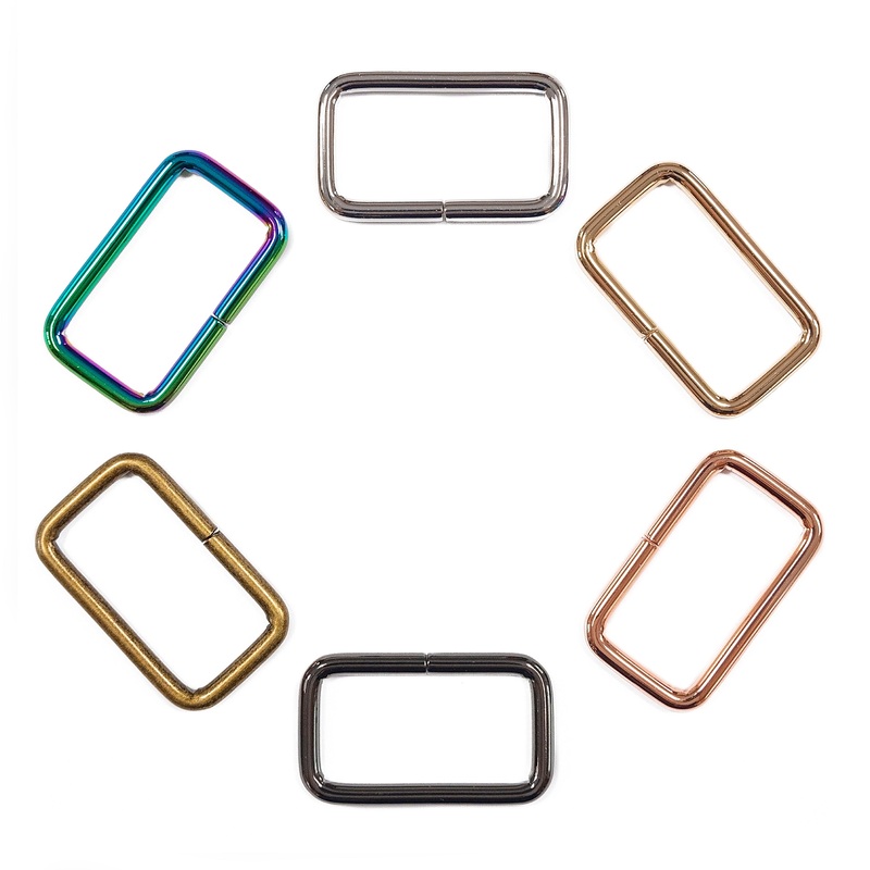 1 1/2 Rectangle Ring Connectors – Set of 2