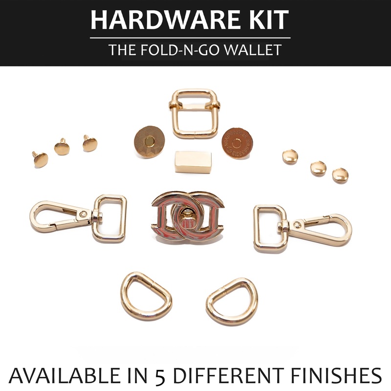 Hardware Kit for the Fold-N-Go Wallet