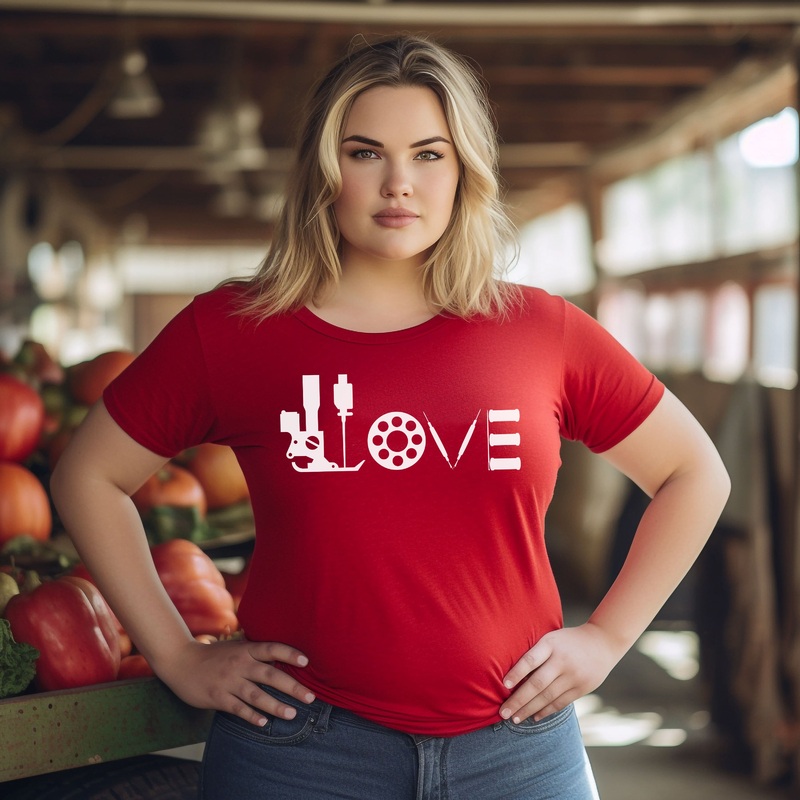 Love Sewing | Short-Sleeve Unisex Crew-Neck T-shirt