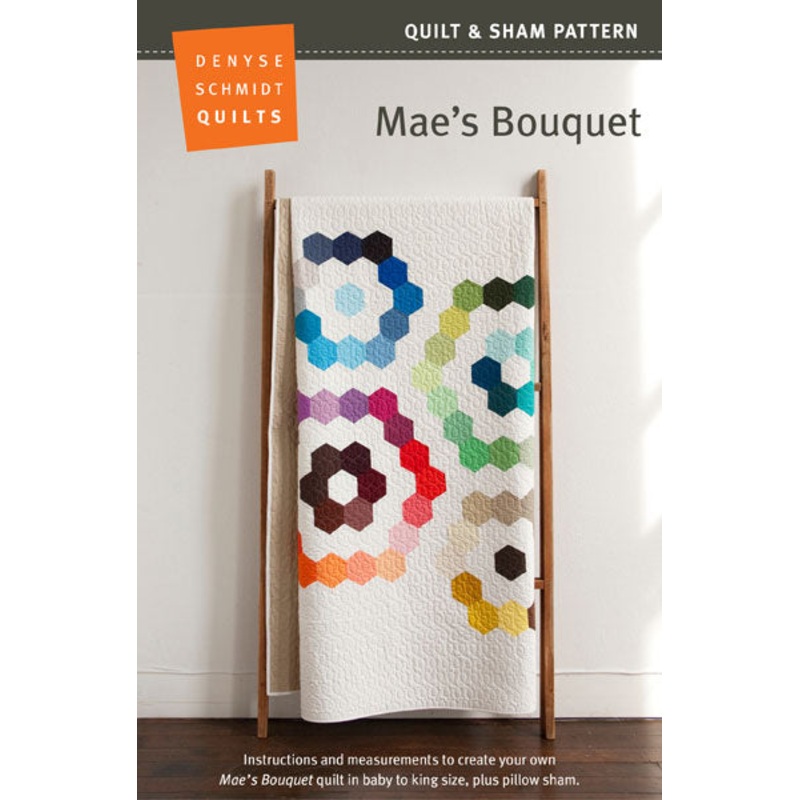 Mae’s Bouquet Quilt & Sham Sewing Pattern