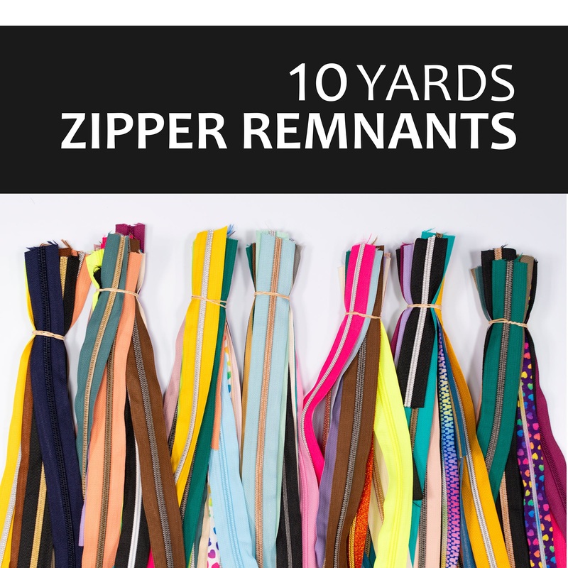 #5 & #3 Nylon Zipper Tape REMNANTS | 10 Yards