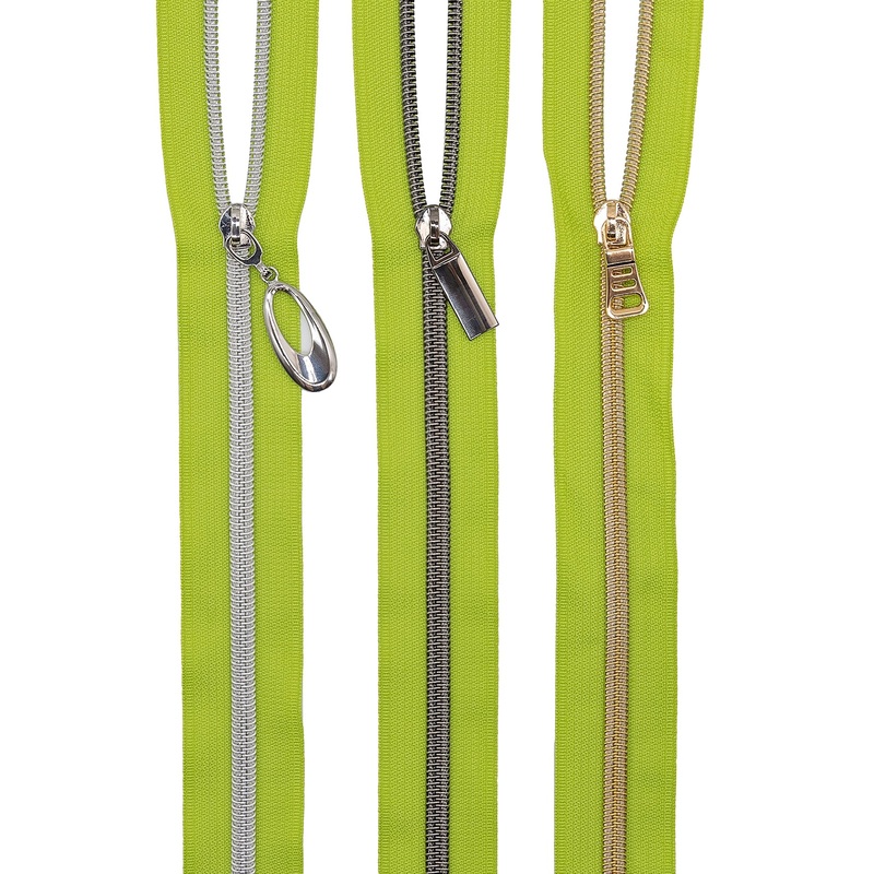 #5 Nylon Zipper Tape – Lime