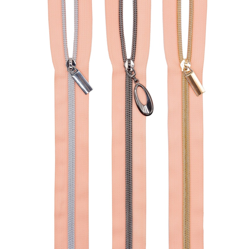 #5 Nylon Zipper Tape – Peachy Pink