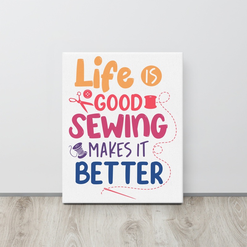 Life is Good Canvas Print