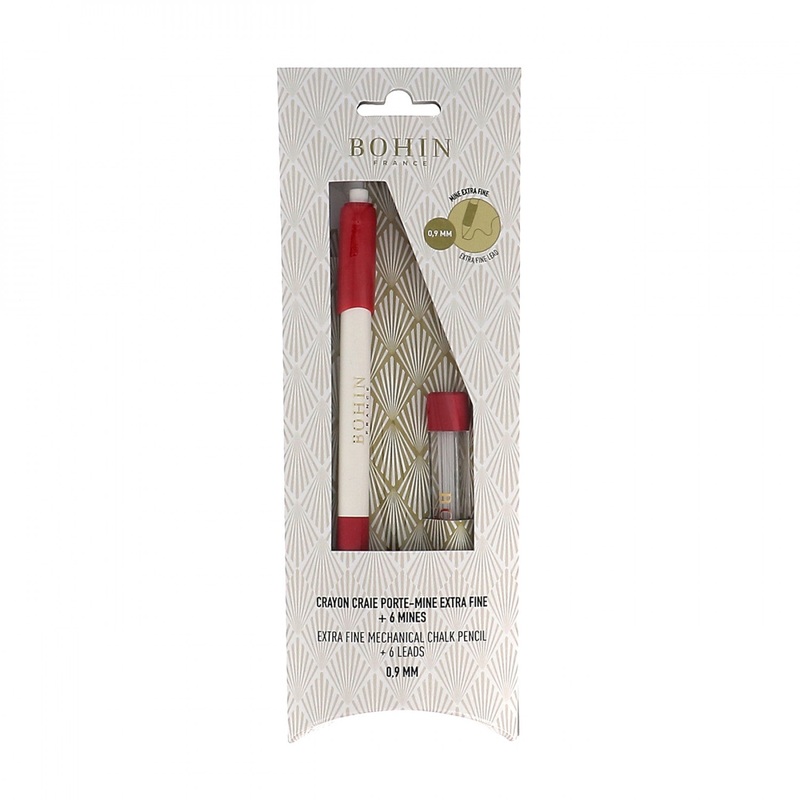 Extra Fine Line Water-Soluble Fabric Marking Chalk Pencil