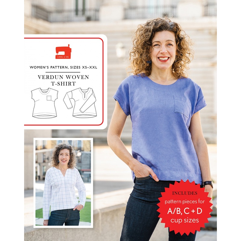 Verdun Woven Women’s T-Shirt Sewing Pattern