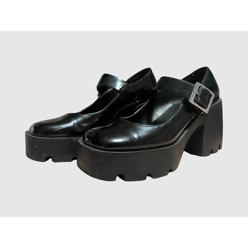 CHUNKY PLATFORM HEELS BLACK – SM REBOOTED