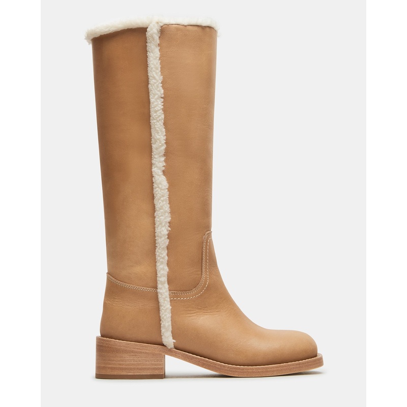 RIGGS FAUX FUR BANANA LEATHER