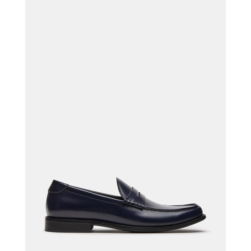 TOPIA NAVY BOX LEATHER