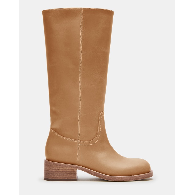 RIGGS BANANA LEATHER WIDE CALF