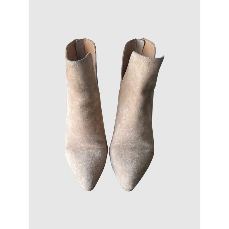 THRIVED TAN SUEDE BOOTIE – SM REBOOTED