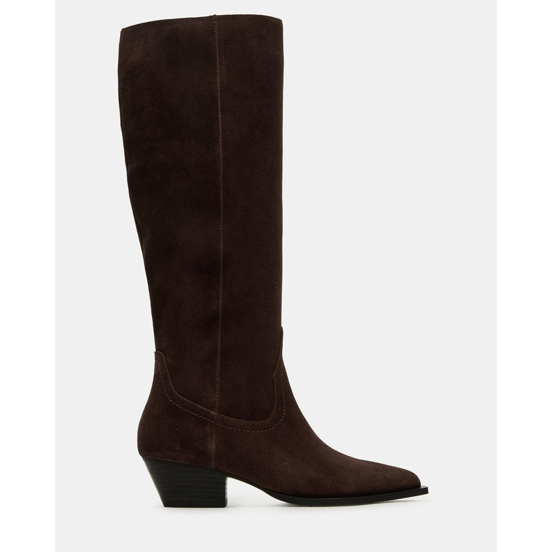 RATTLE CHOCOLATE BROWN SUEDE