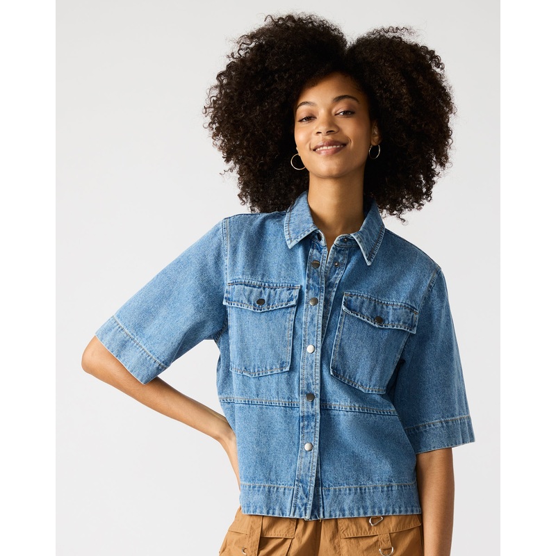 ELIANA DENIM TOP