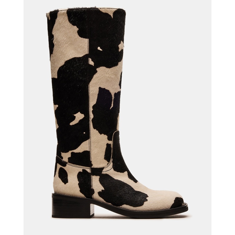RIGGS BLACK COW PRINT
