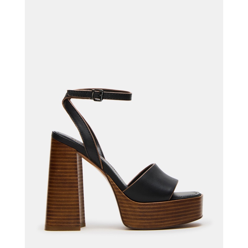 FLORIA BLACK LEATHER