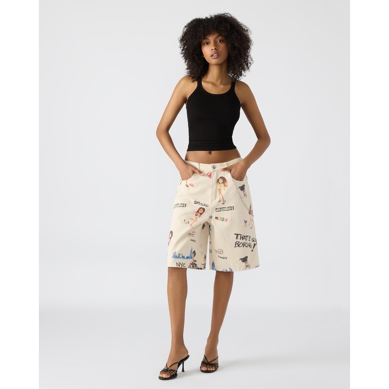 MAGDALEN JEAN SHORT MULTI