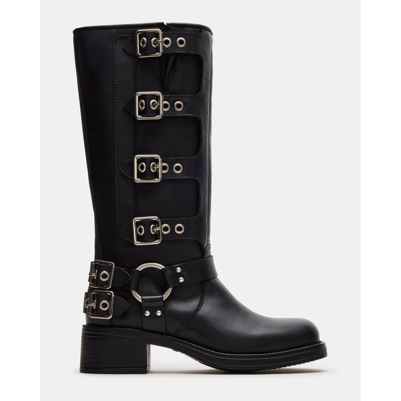 ROCKY BLACK LEATHER