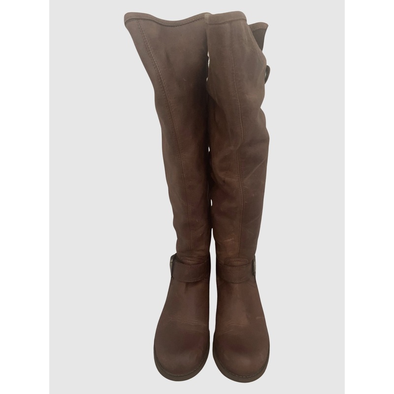 LYNET BROWN LEATHER BOOTS – SM REBOOTED
