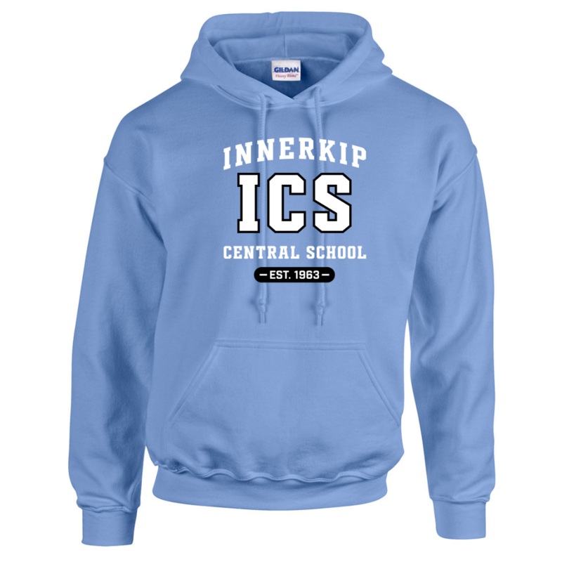 Cotton Fleece Hoodie – EST LOGO – Youth