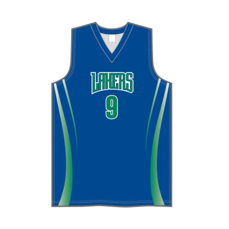Custom Huron Lakers Basketball Jersey – Youth