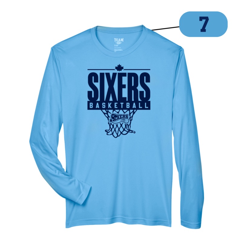 Sixers Longsleeve 2024 Warmup