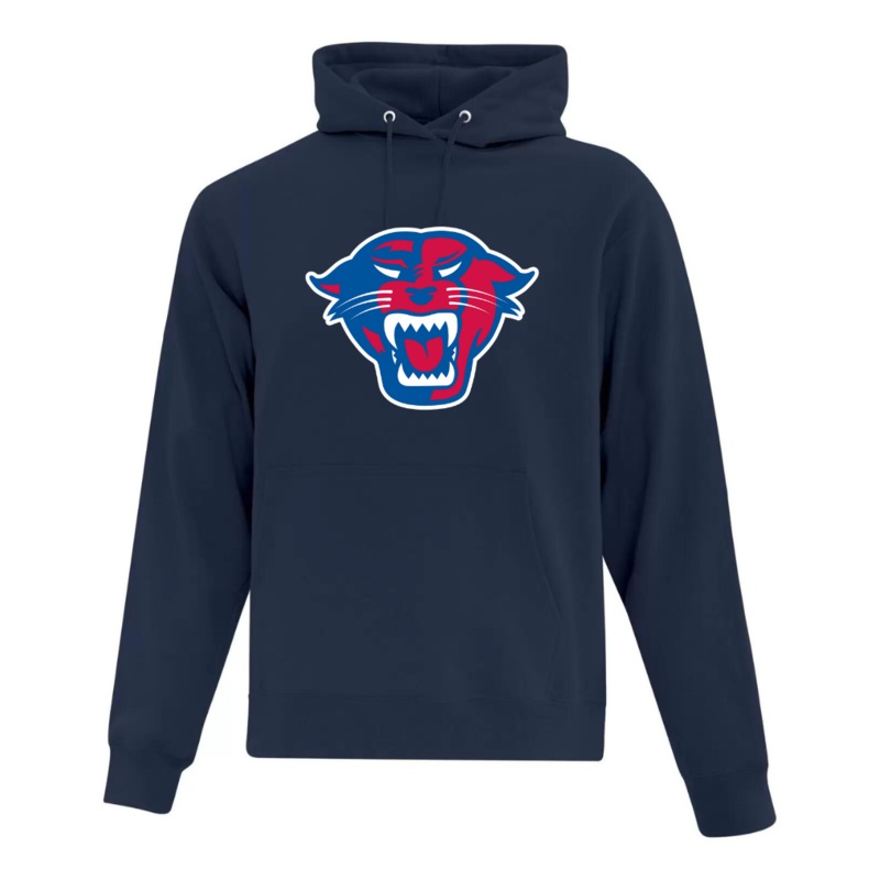 Cotton Fleece Hoodie – Panther Logo