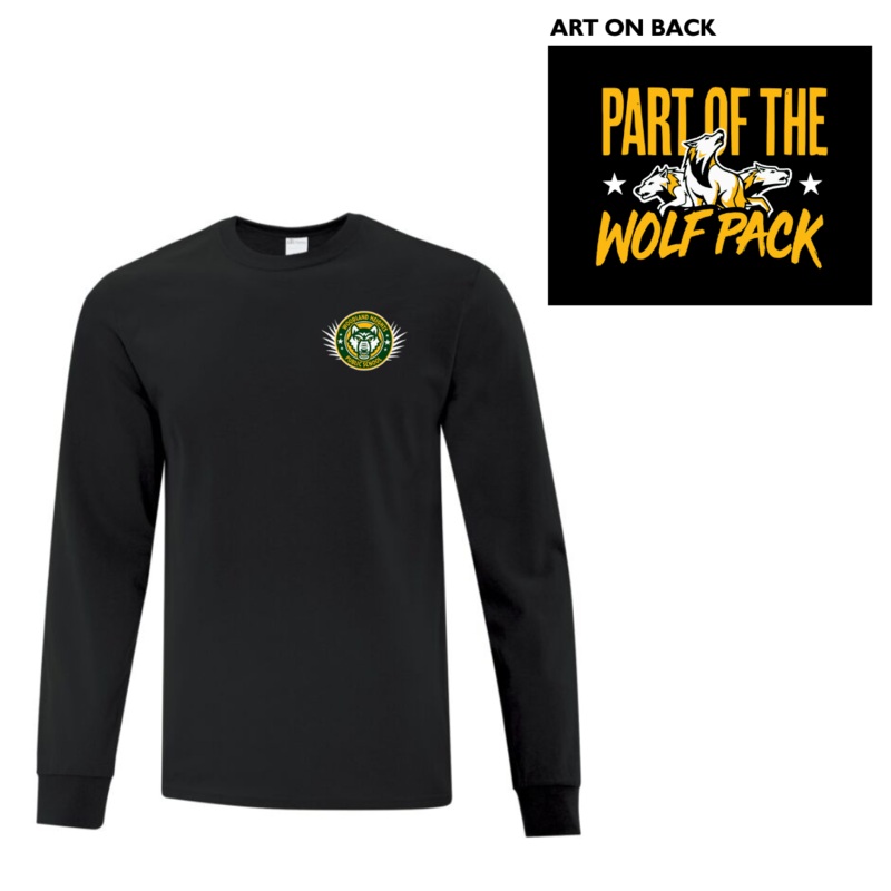 Cotton Long Sleeve – Wolfpack Logo