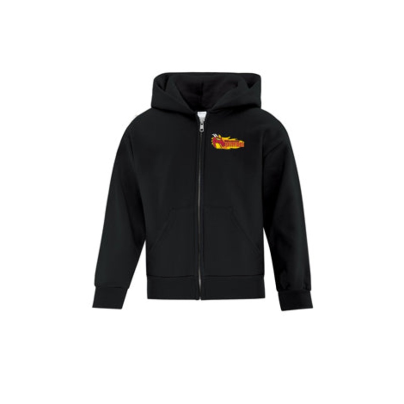 Cotton Fleece Full Zip Hoodie – Youth GZHJ74436355