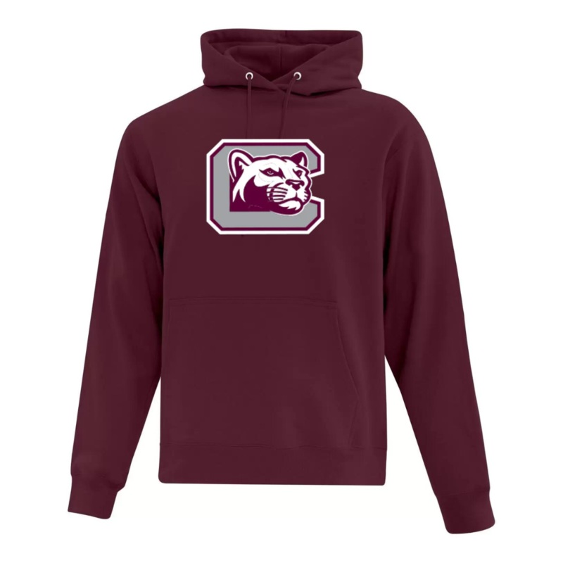 Cotton Fleece Hoodie – Screen Print – Youth
