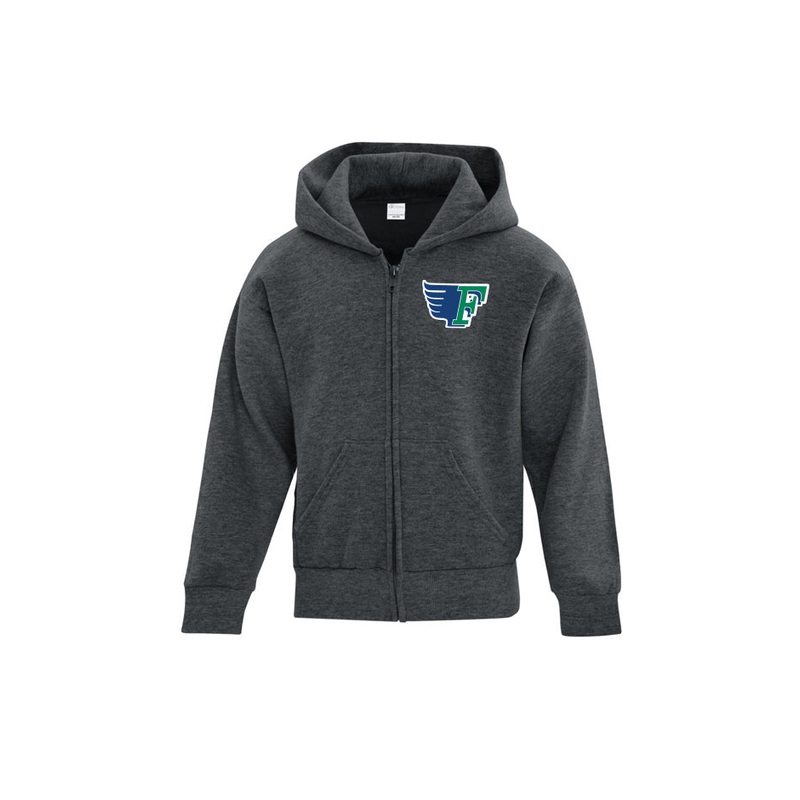 Fleece Full Zip hoodie – Youth
