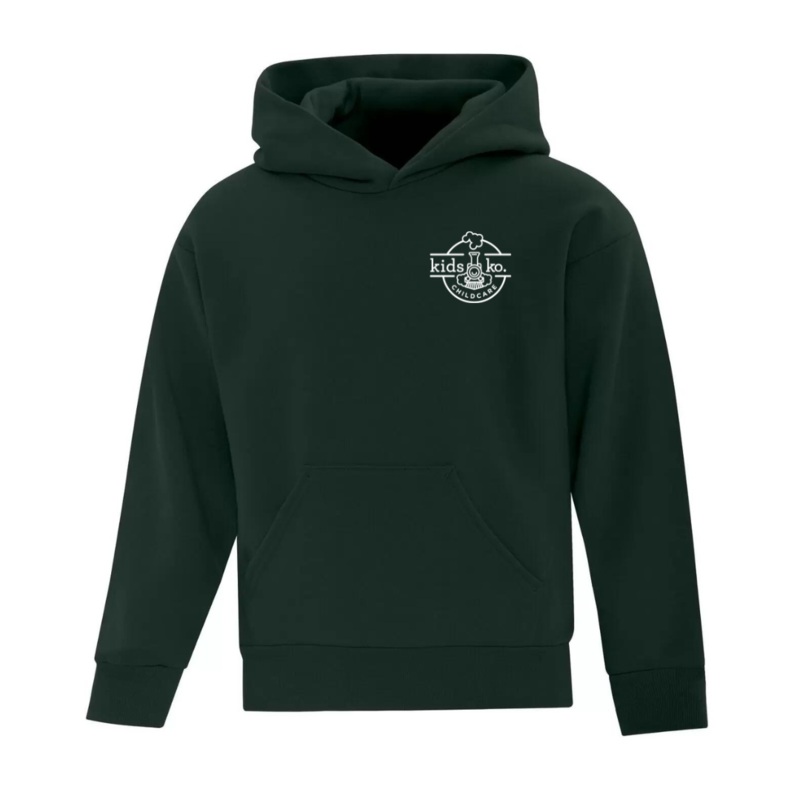 Cotton Fleece Hoodie – Left Chest – Youth GZHJ74436034