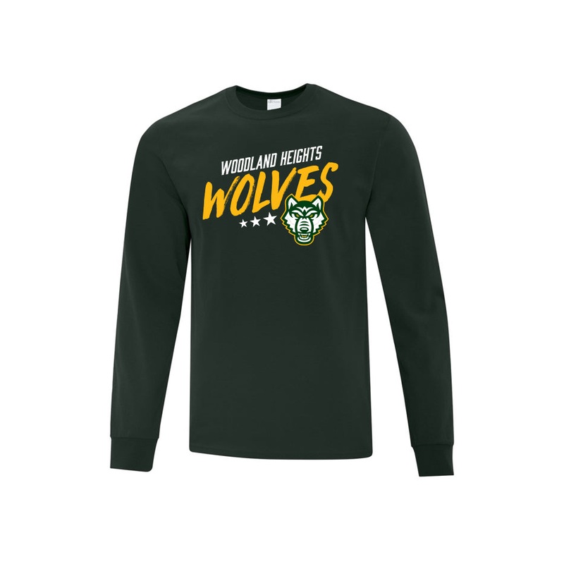 Cotton Long Sleeve – Text Logo – Youth