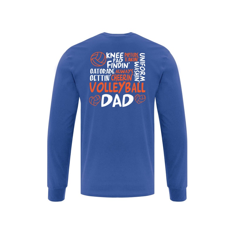 Volleyball Mom/Dad Cotton Long Sleeve