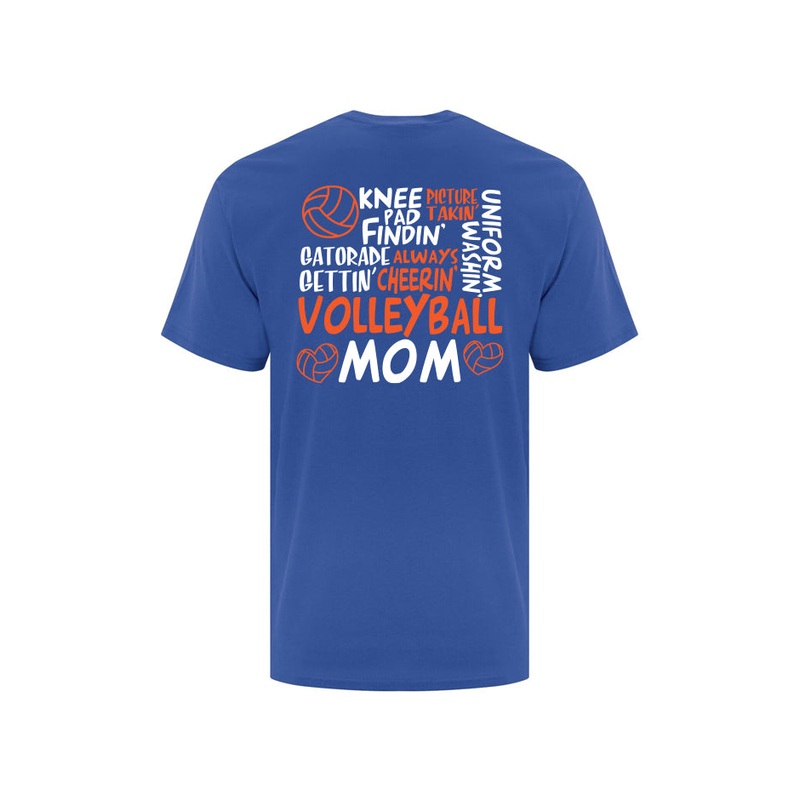 Volleyball Mom/Dad Cotton Short Sleeve