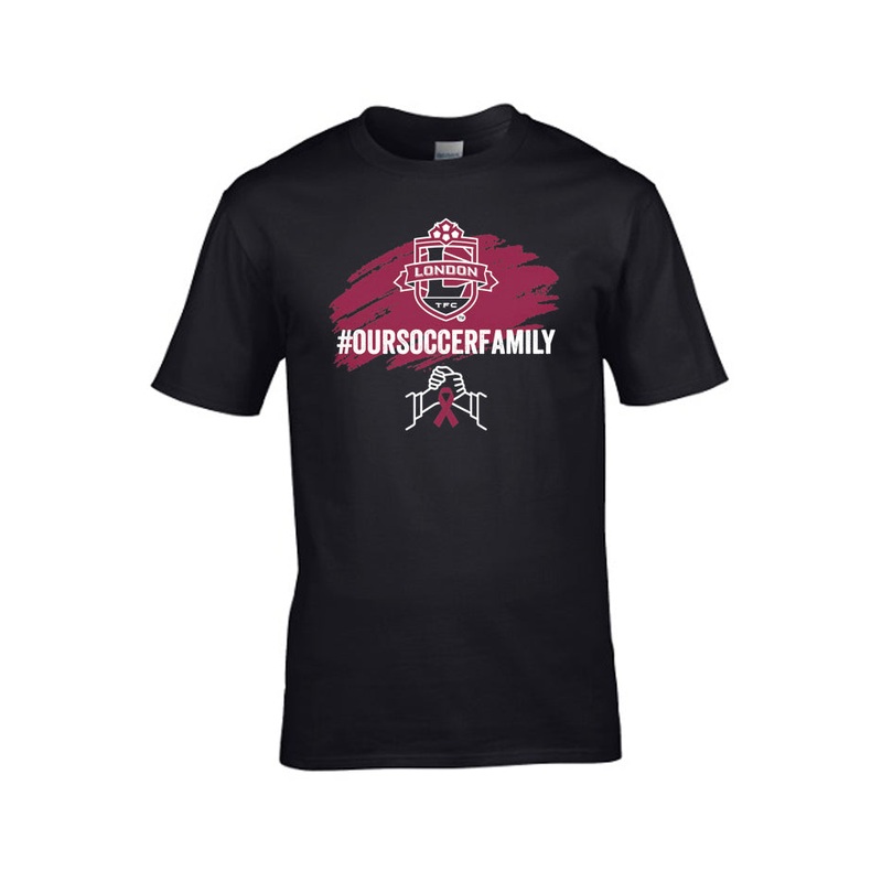 #OURSOCCERFAMILY T Shirt – Fundraiser