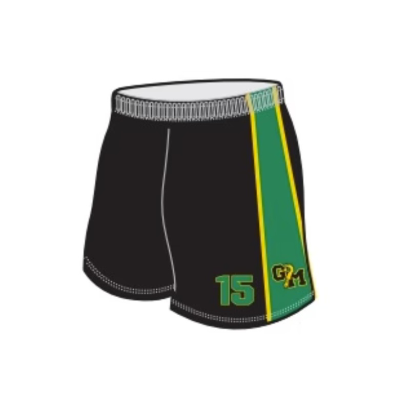 Black Custom Gold Medal Boys Basketball Shorts – Youth