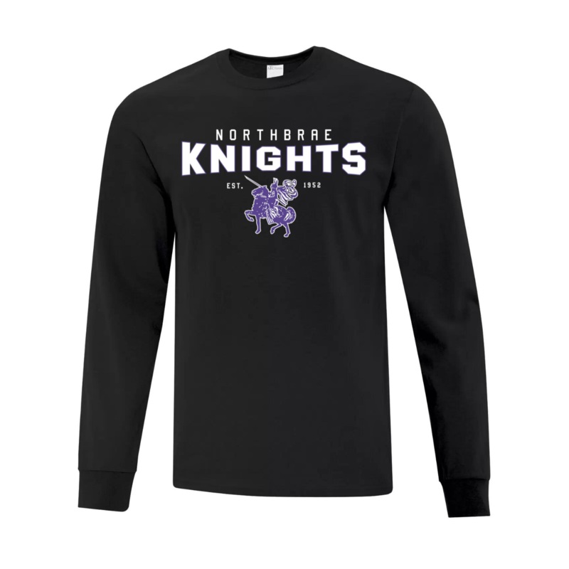 Cotton Long Sleeve Shirt – Text Logo GZHJ74433582