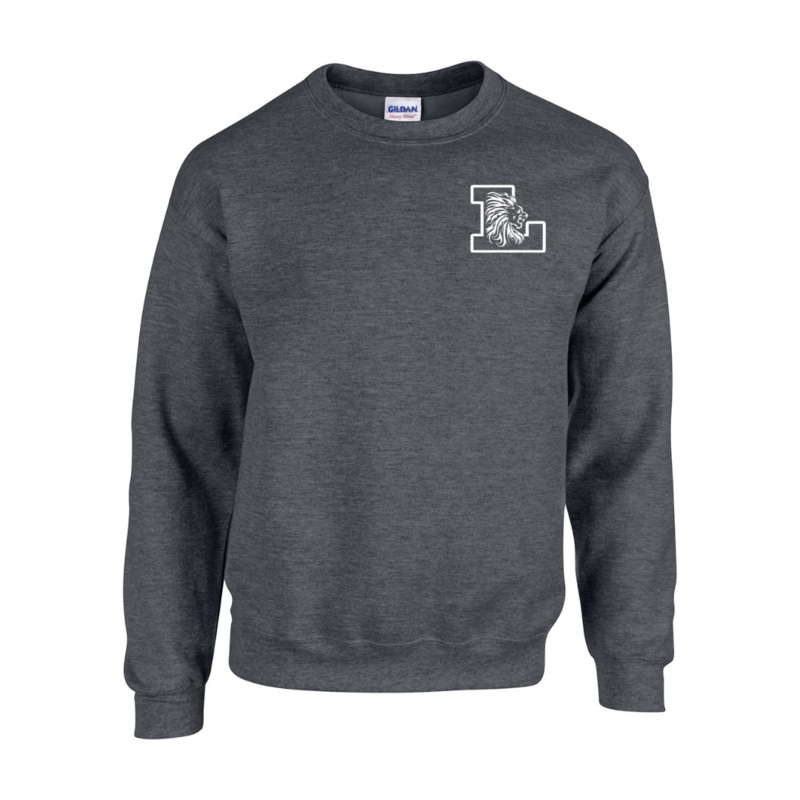 Fleece Crewneck – Chest Logo – Youth